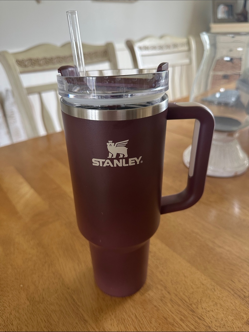 Stanley H2O 40 oz tumbler USED Cabernet Red